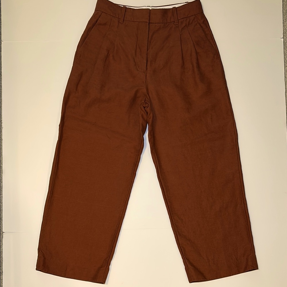 Aritzia Orange/Copper/Rust Effortless Pant